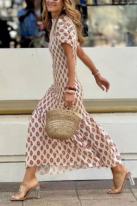 CM | Astrid maxi vestido nido de abeja