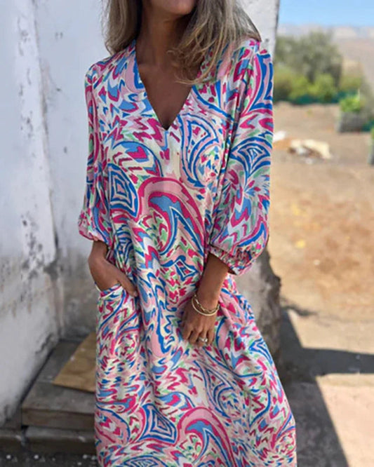 CM | Bohème maxi vestido