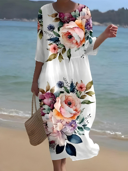 CM | Maxi vestido con estampado floral