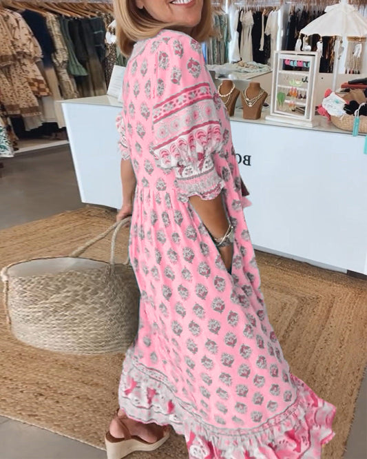 CM | Vestido maxi boho-chic