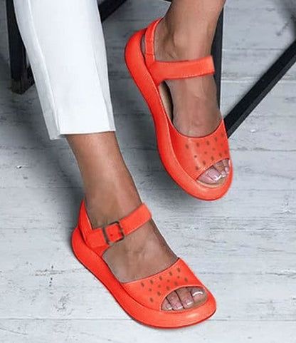 CM | Sandalias abiertas con tira ajustable