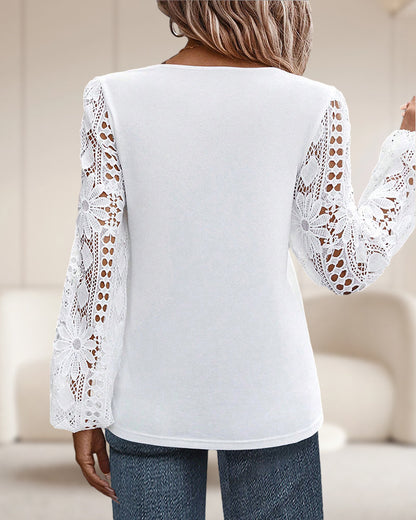 CM | Blusa casual con encaje
