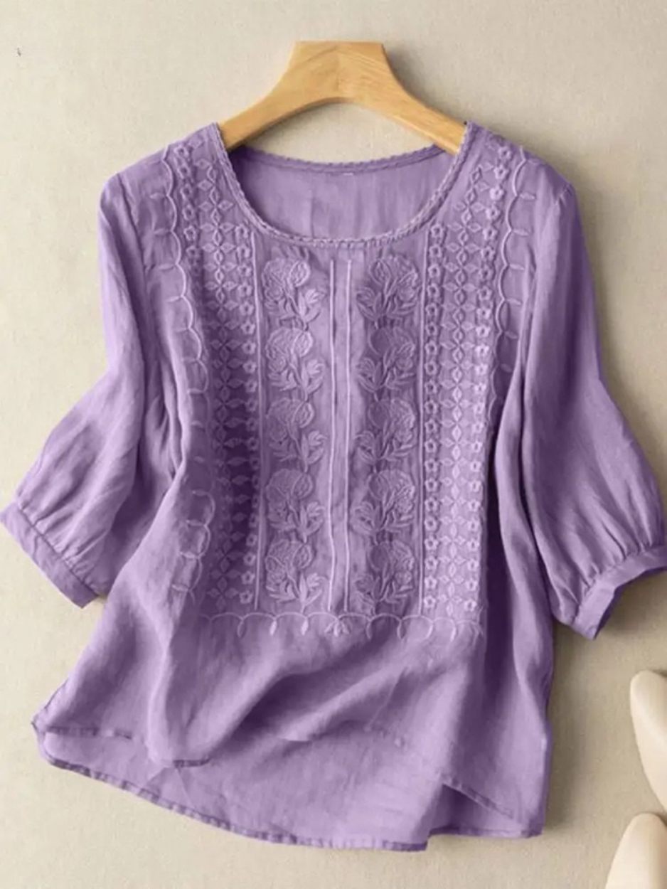 CM | Blusa boho bordada