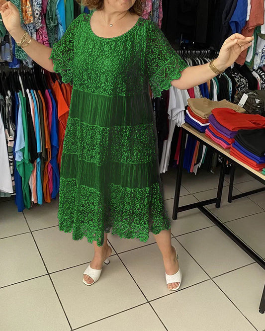 CM | Vestido midi de encaje atemporal