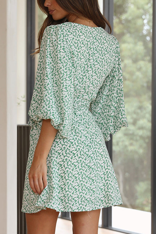 CM | Mini vestido floral Sage
