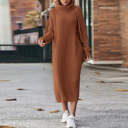 CM | elegante vestido largo de mujer jersey