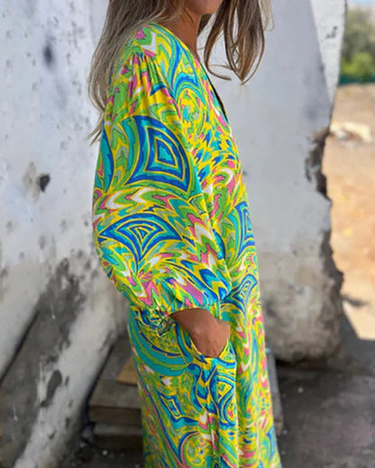 CM | Bohème maxi vestido