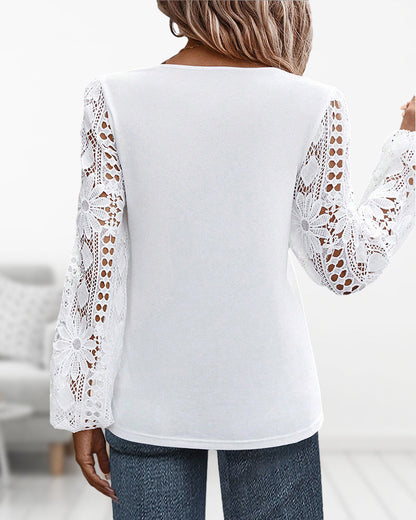 CM | Blusa casual con encaje