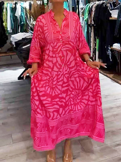 CM | Vestido midi sin esfuerzo con escote en V