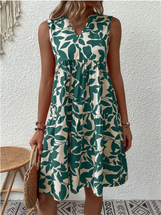 CM | vestido midi floral para mujer