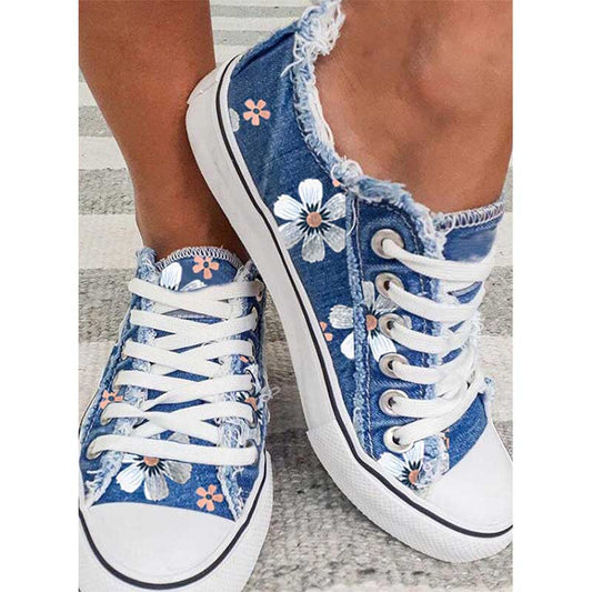 CM | Zapatillas con estampado floral