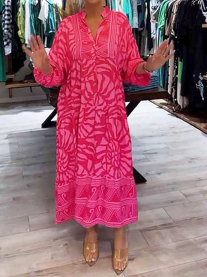 CM | Vestido midi sin esfuerzo con escote en V