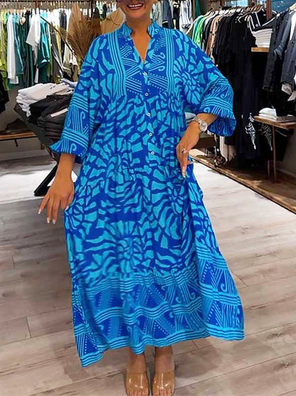 CM | Vestido midi sin esfuerzo con escote en V
