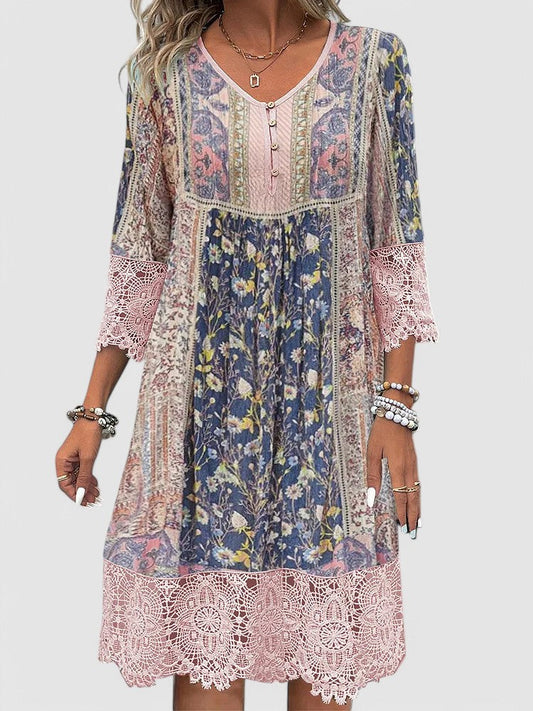 CM | Vestido midi de encaje atemporal