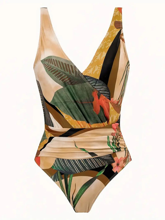 CM | Bañador sexy con estampado tropical