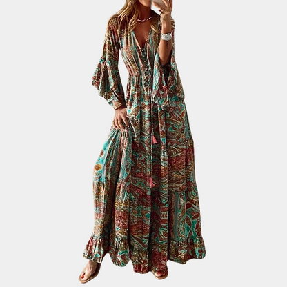 CM | elegante vestido largo bohemio de uso versátil
