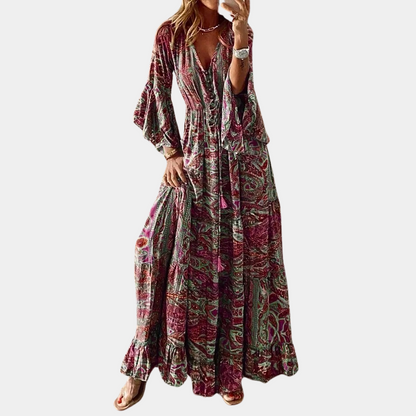CM | elegante vestido largo bohemio de uso versátil