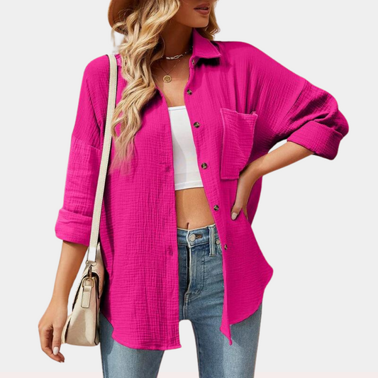 CM | Blusa casual de verano con bolso para mujer