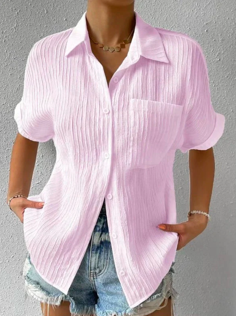CM | Blusa casual suelta con botones