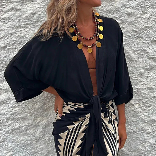 CM | Blusa con botones para mujer