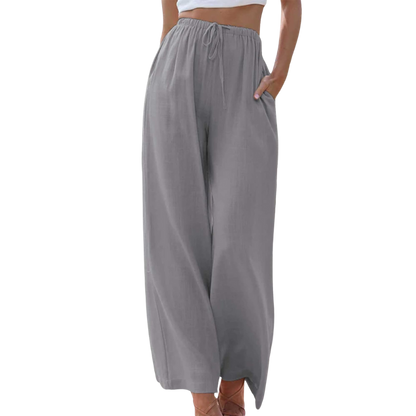 CM | Pantalones de cintura alta y pernera ancha