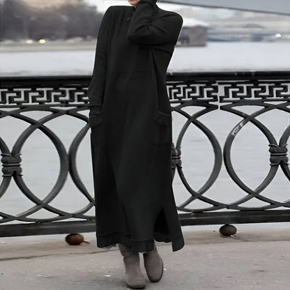 CM | Acogedor vestido sudadera de terciopelo