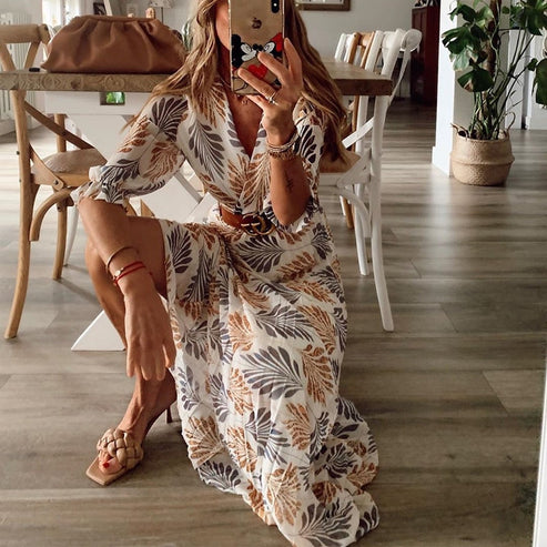CM | elegante vestido largo para mujer
