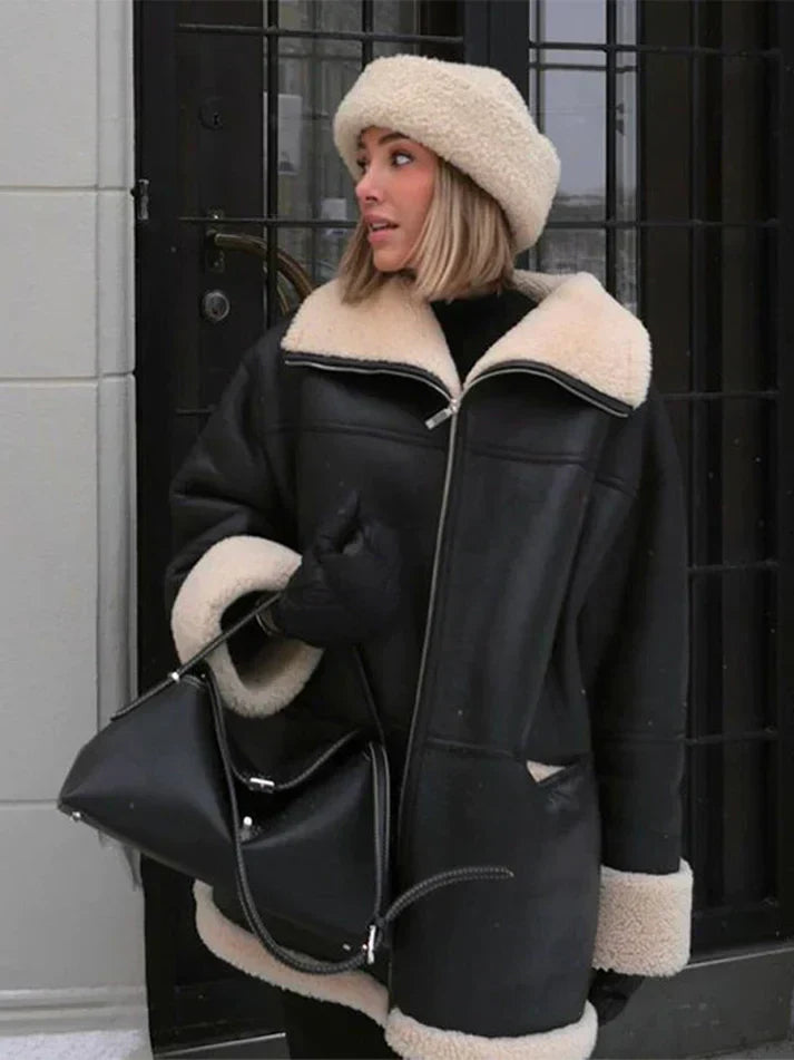CM | Cálida chaqueta de piel