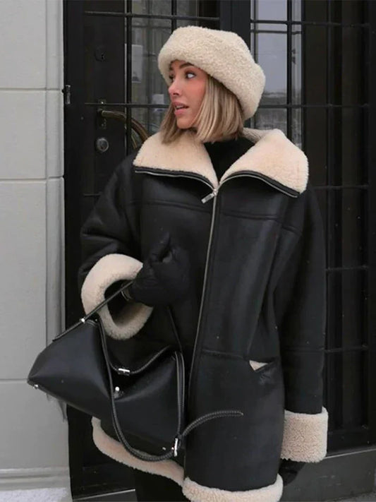 CM | Cálida chaqueta de piel