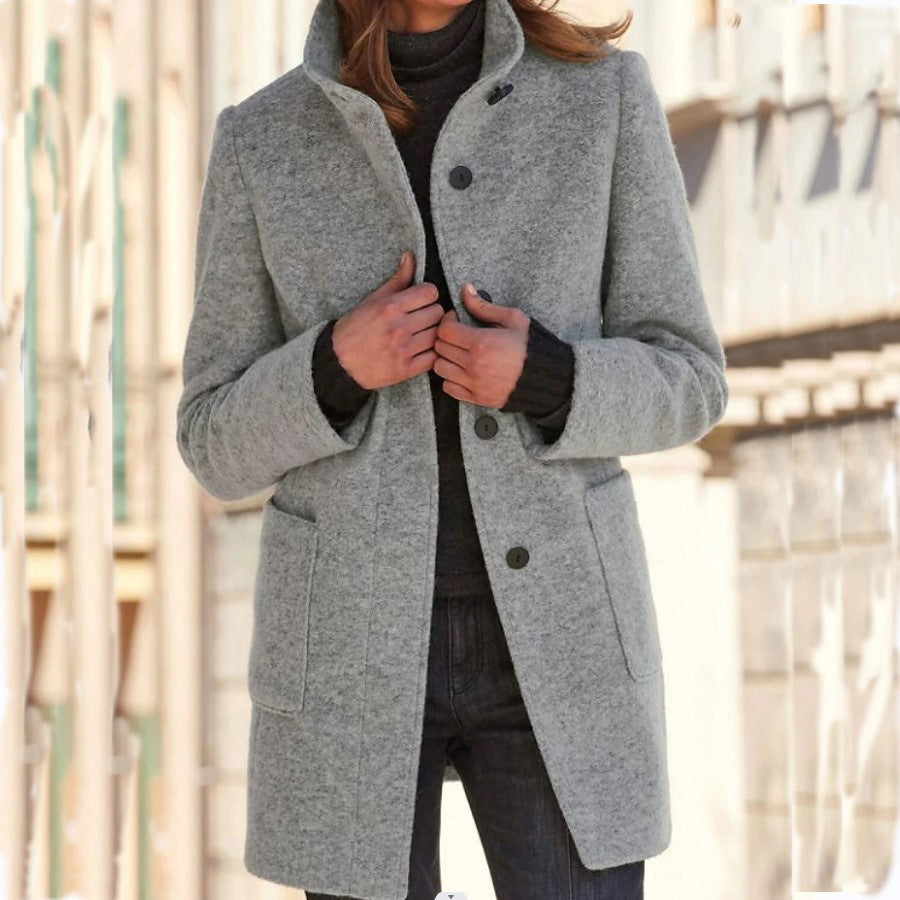 CM | Elegante abrigo con botones