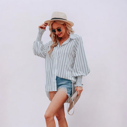 CM | Blusa casual a rayas