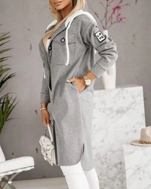 CM | Elegante abrigo con capucha