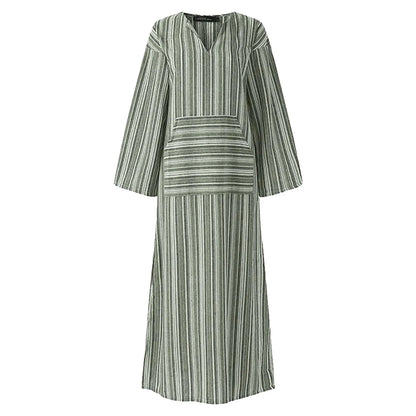CM | Maxivestido de rayas