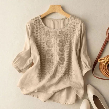 CM | Blusa boho bordada