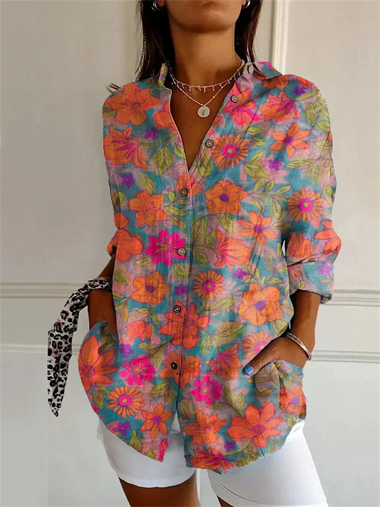 CM | Blusa casual con estampado floral