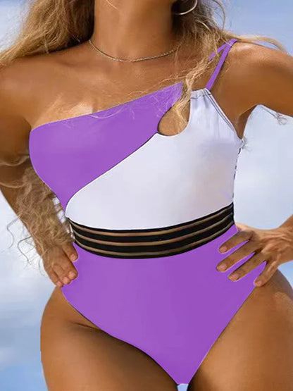 CM | Bikini traje de baño para las mujeres panel de tela patchwork cuerpo