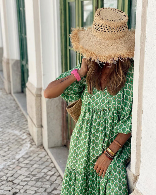 CM | Elegante maxi vestido boho