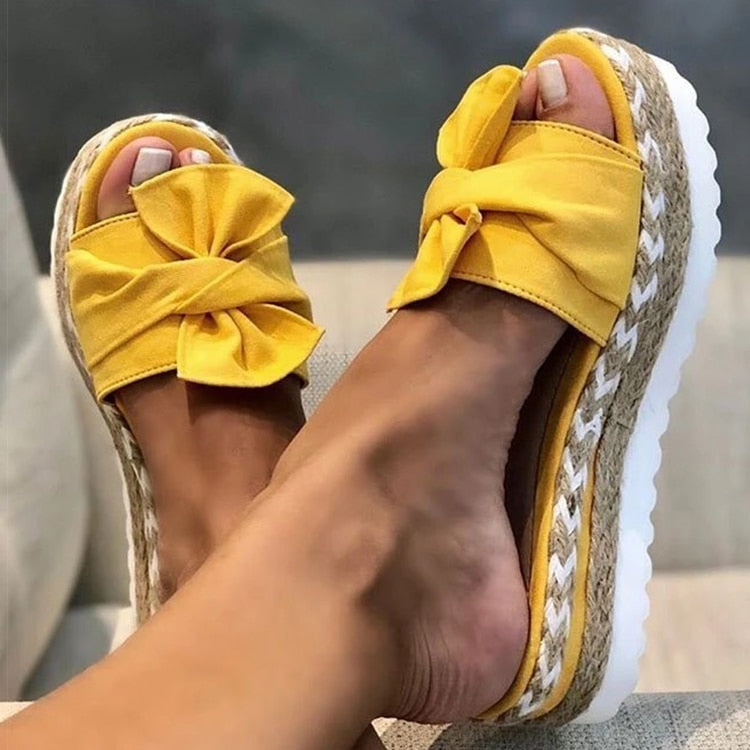 CM | | Sandalias de verano de moda con lazo