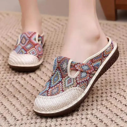Ortopédico Zapatillas de casa elegante y de apoyo