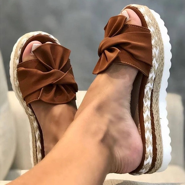 CM | | Sandalias de verano de moda con lazo