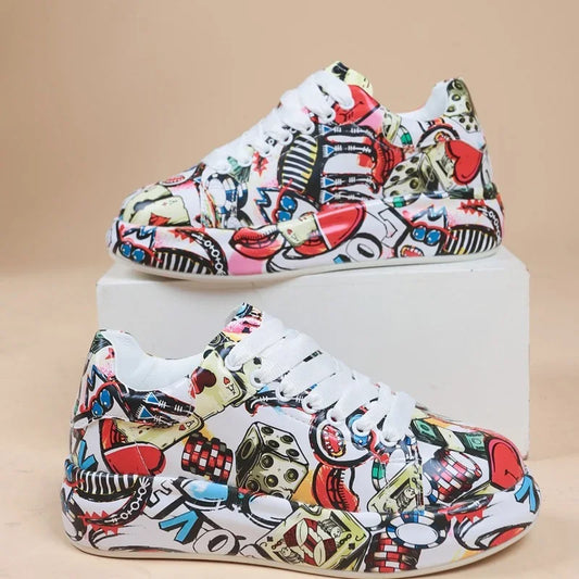 CM | Zapatillas animadas en estilo graffiti