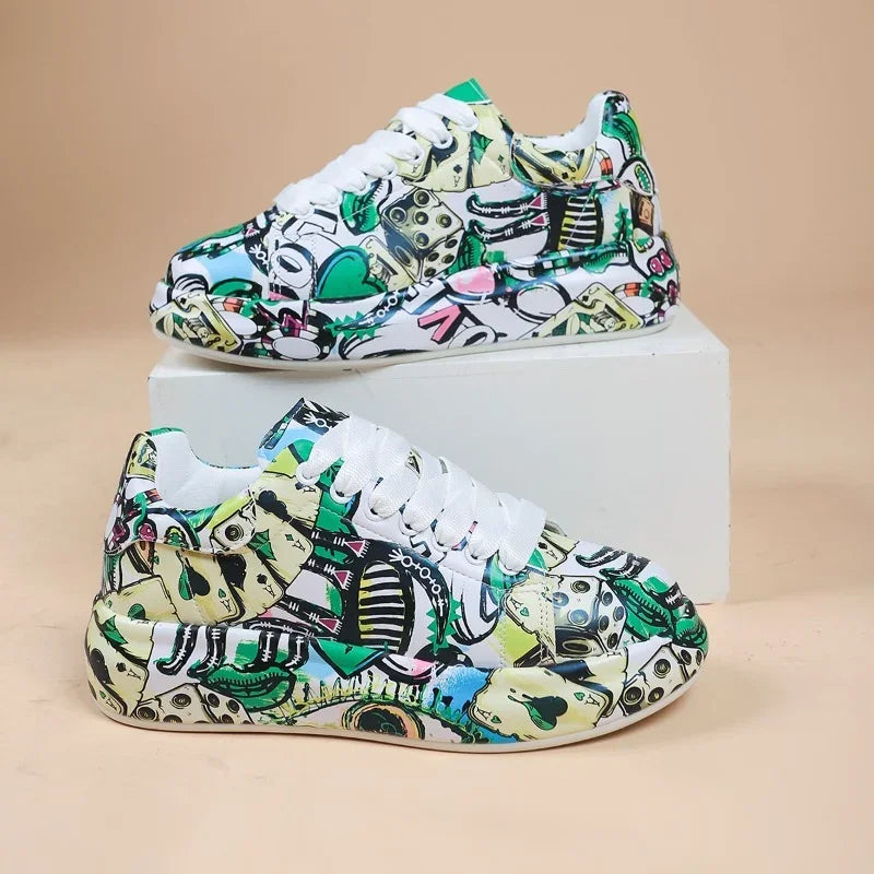 CM | Zapatillas animadas en estilo graffiti