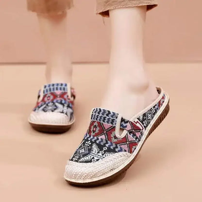 Ortopédico Zapatillas de casa elegante y de apoyo