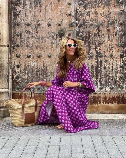 CM | Elegante maxi vestido boho