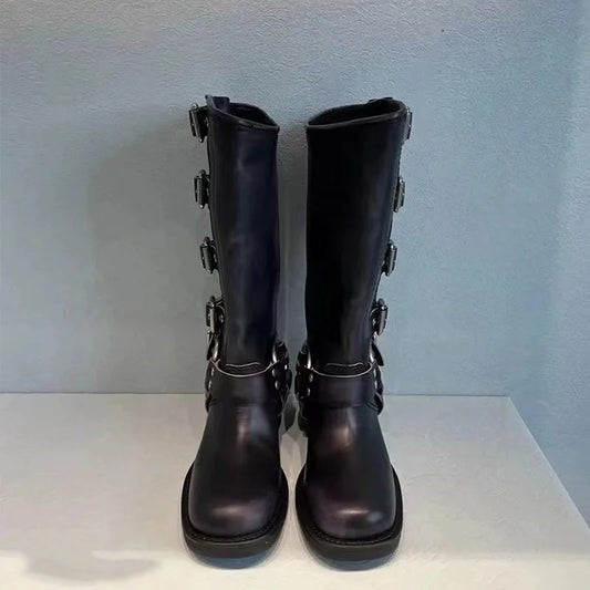 CM | Botas de montar con correas de hebilla