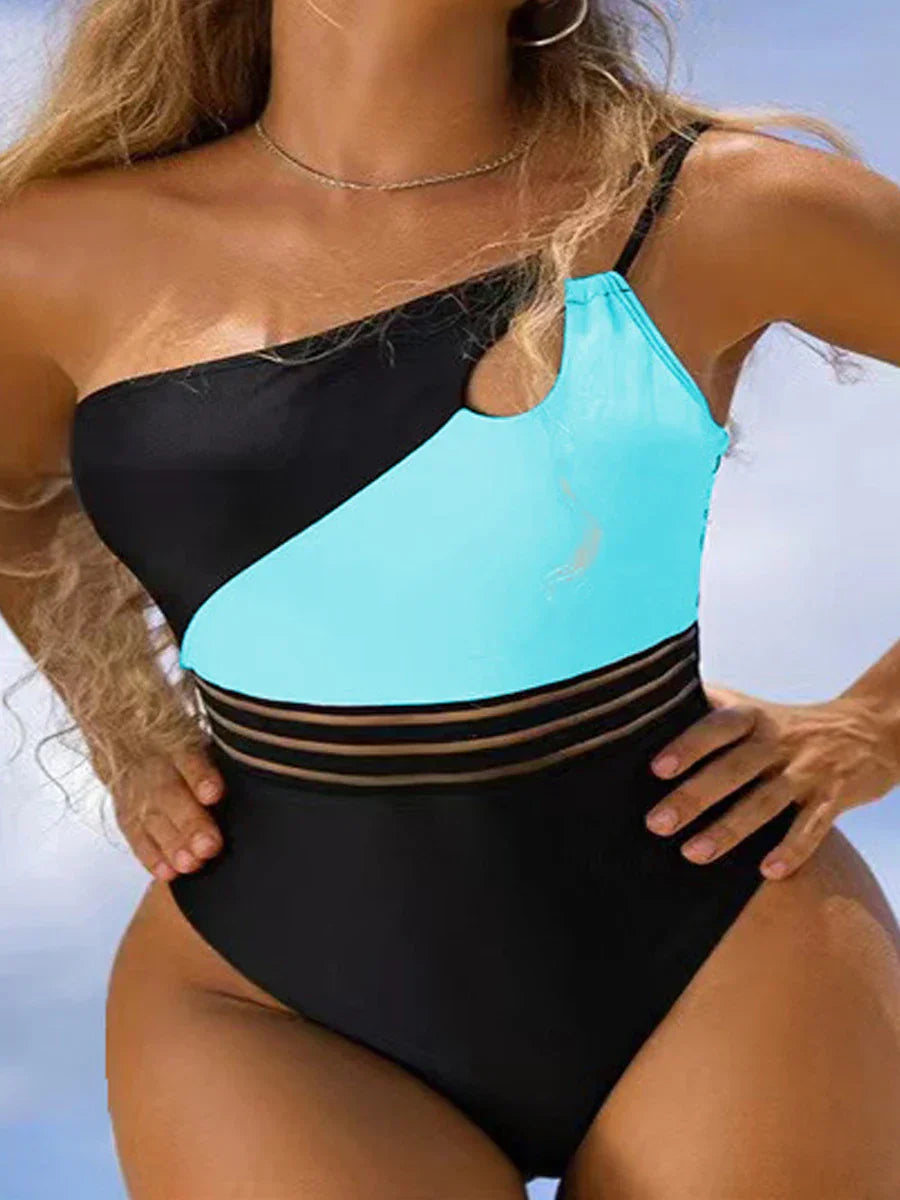 CM | Bikini traje de baño para las mujeres panel de tela patchwork cuerpo