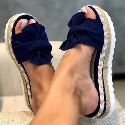 CM | | Sandalias de verano de moda con lazo