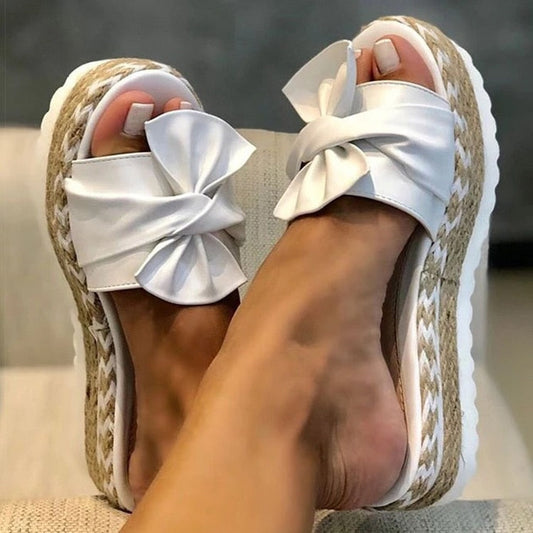 CM | | Sandalias de verano de moda con lazo
