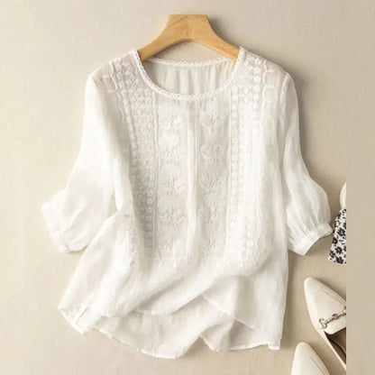 CM | Blusa boho bordada