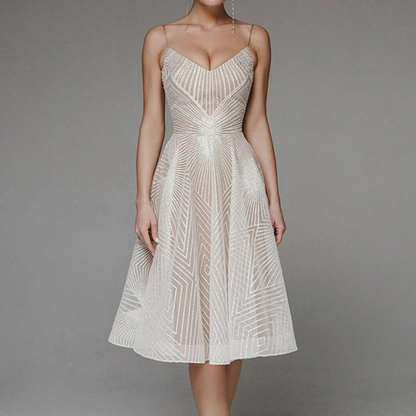 CM | Elegante vestido midi estampado